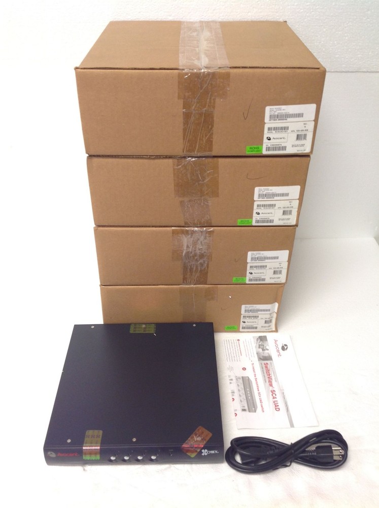 NEW Avocent Cybex SwitchView Model SC4UAD-001 Secure DVI/USB Switch