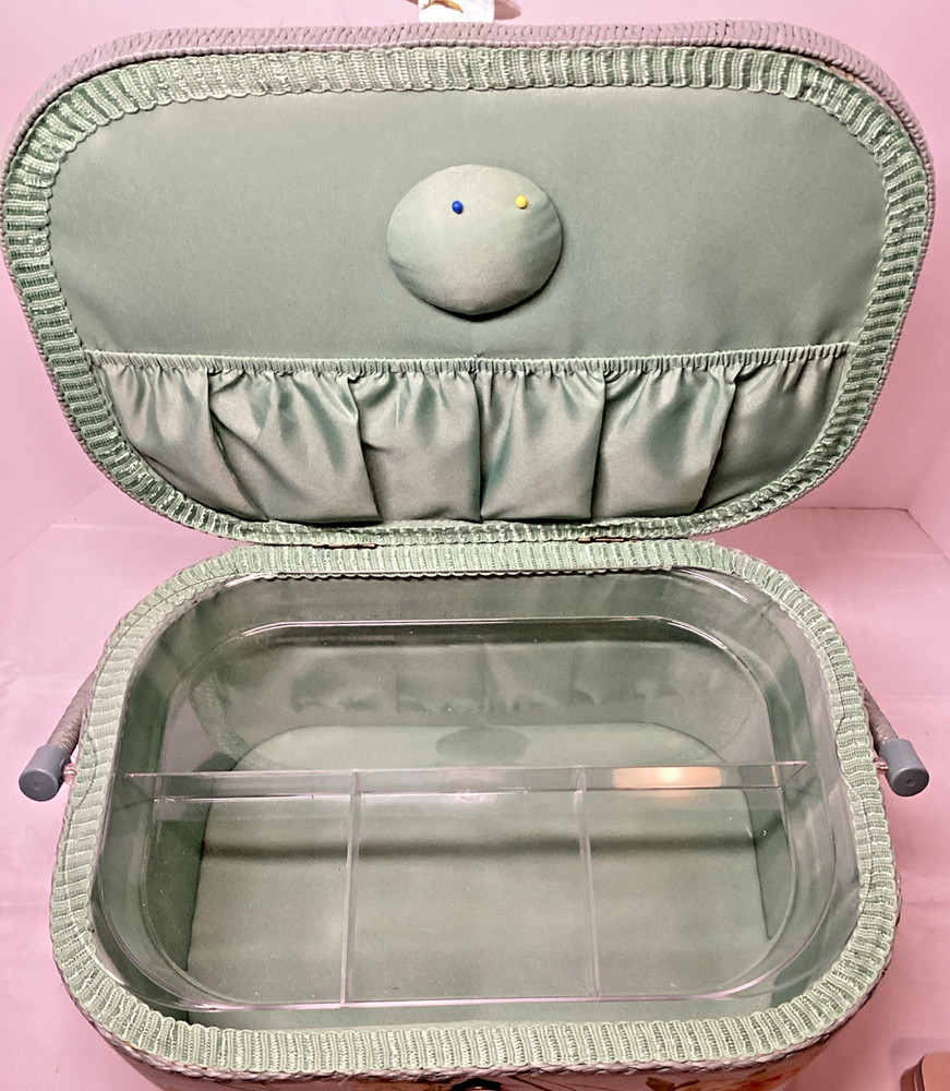Vintage English Floral Sewing Box