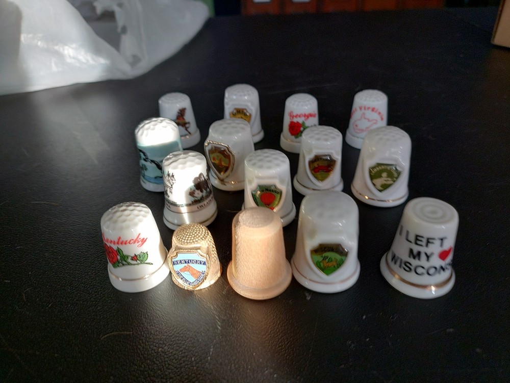 Thimbles Lot 15 Pieces