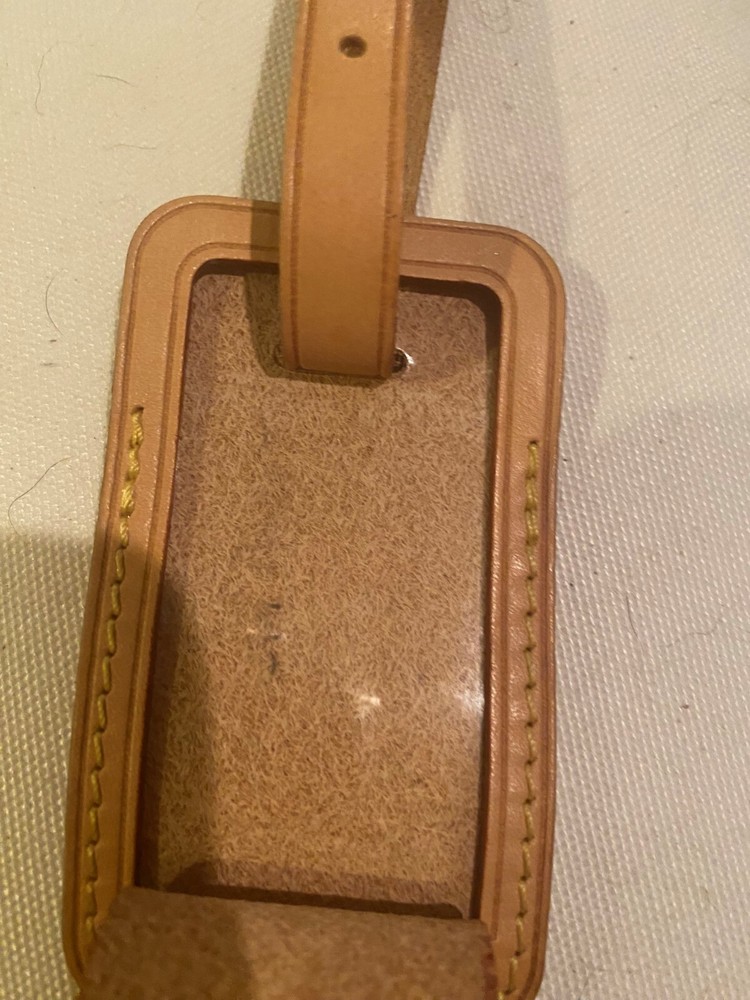 Authentic Louis Vuitton Luggage IdentificationTag