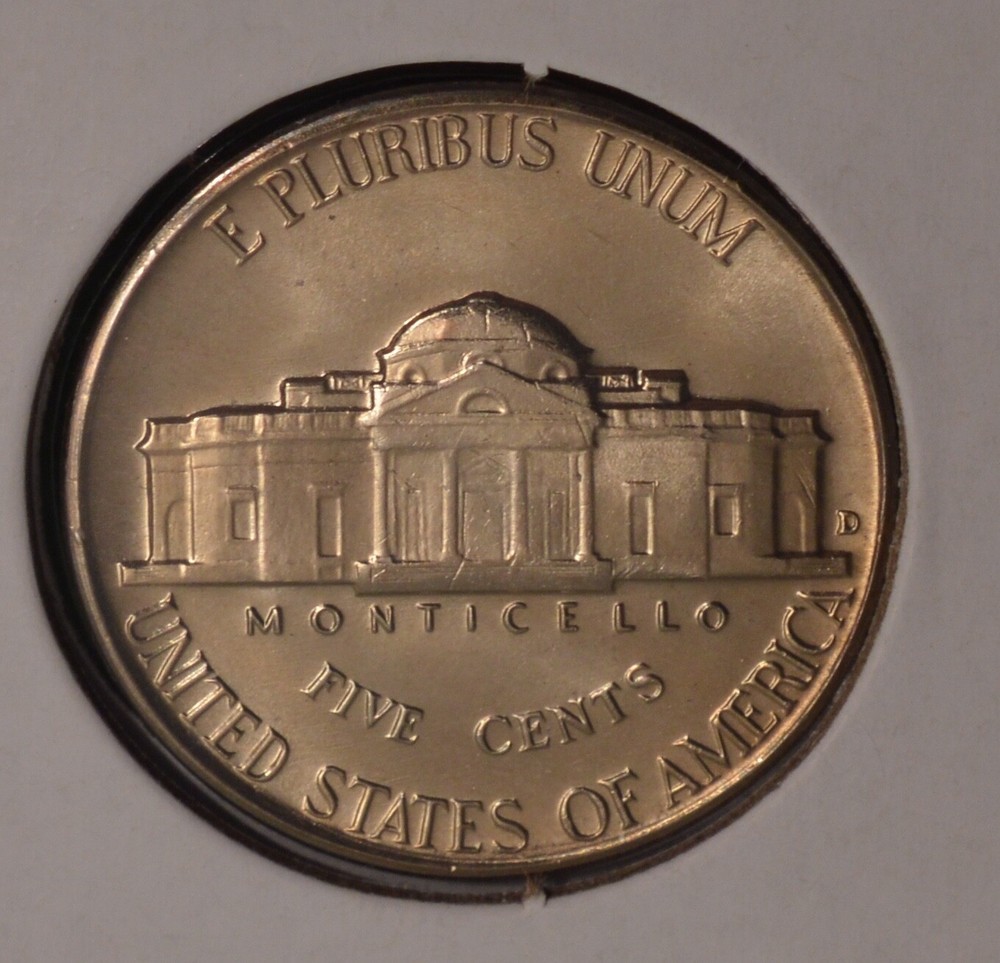 1956-D USA Jefferson Nickel - Uncirculated