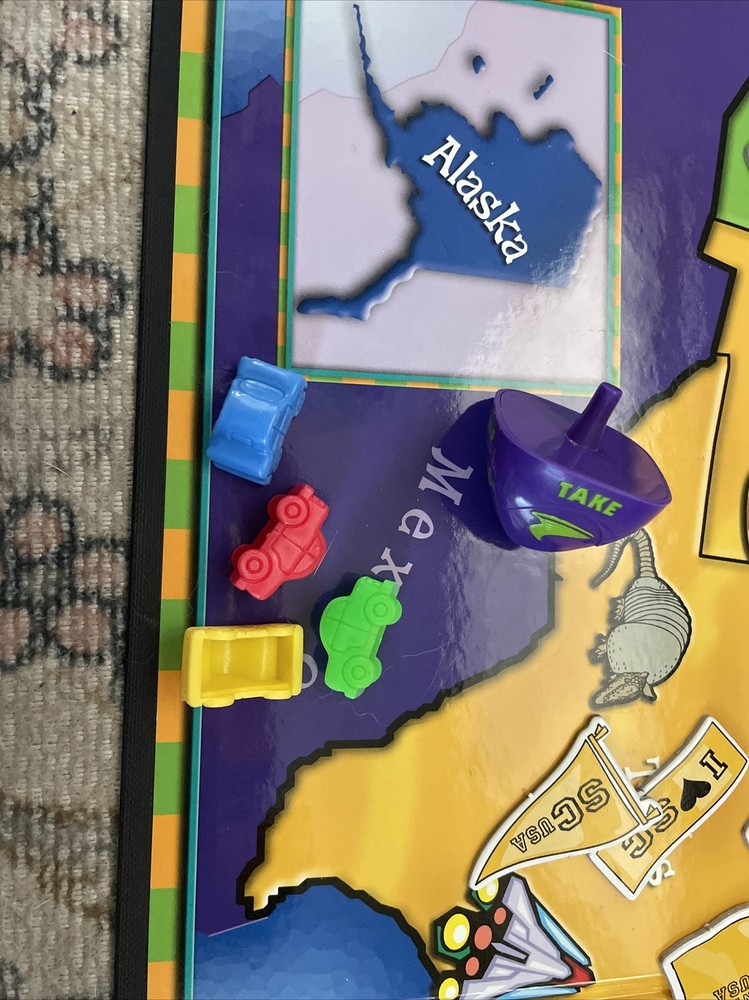 Learning Resources Reading Roadway Comprehension Board Game US Map Home School