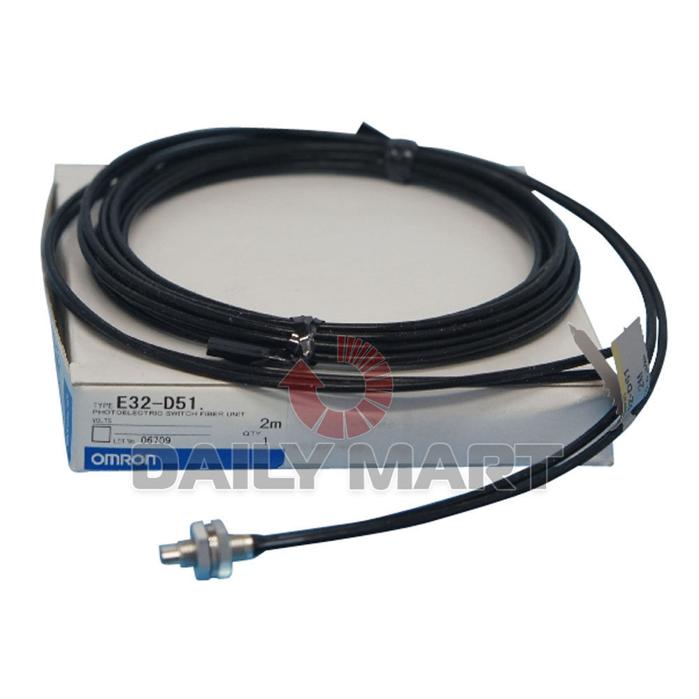 NEW Omron E32-D51 Diffuse-Reflective Heat-Resistant Fiber Unit Sensor