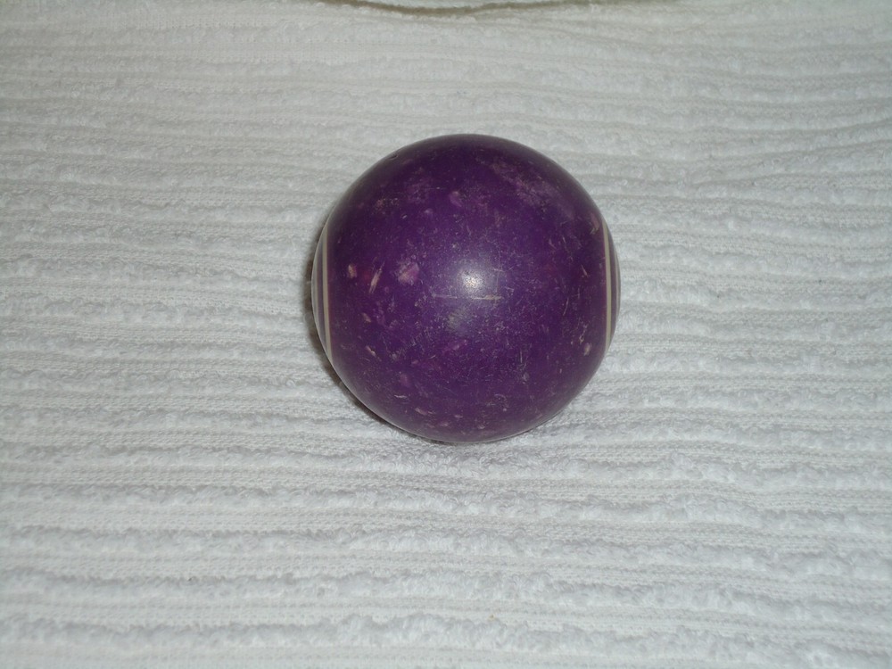 Vintage Pool Billiard Ball #4 Double Rings Circles