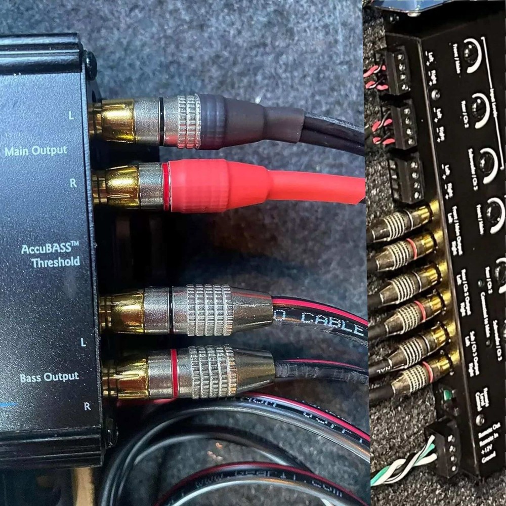 20PCS RCA Male Adapter Plug With Color-Coded for Easy Polarity Identification