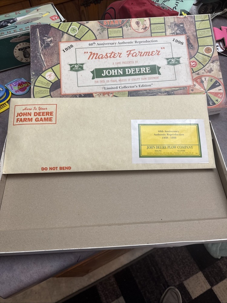 JOHN DEERE MASTER FARMER 60th ANNIVERSARY LIMITED EDITION BOARD GAME COMPLETE