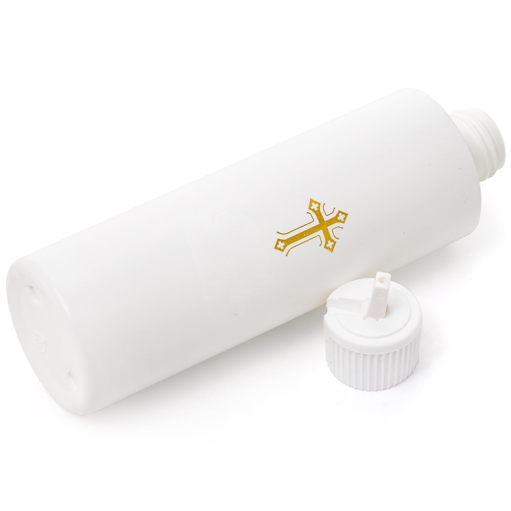 3 Pack 250ML Water Bottles Catholic Empty Container Water Plastic Bottle Cyli...