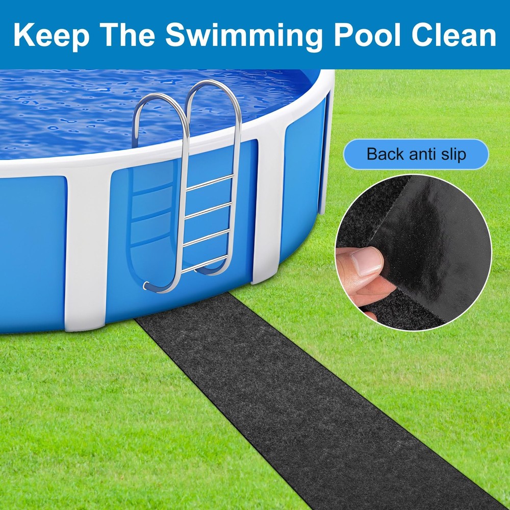 codree 10 Ft x 16 Inch Above Ground Pools Pathways Absorb Water Pools Ground ...