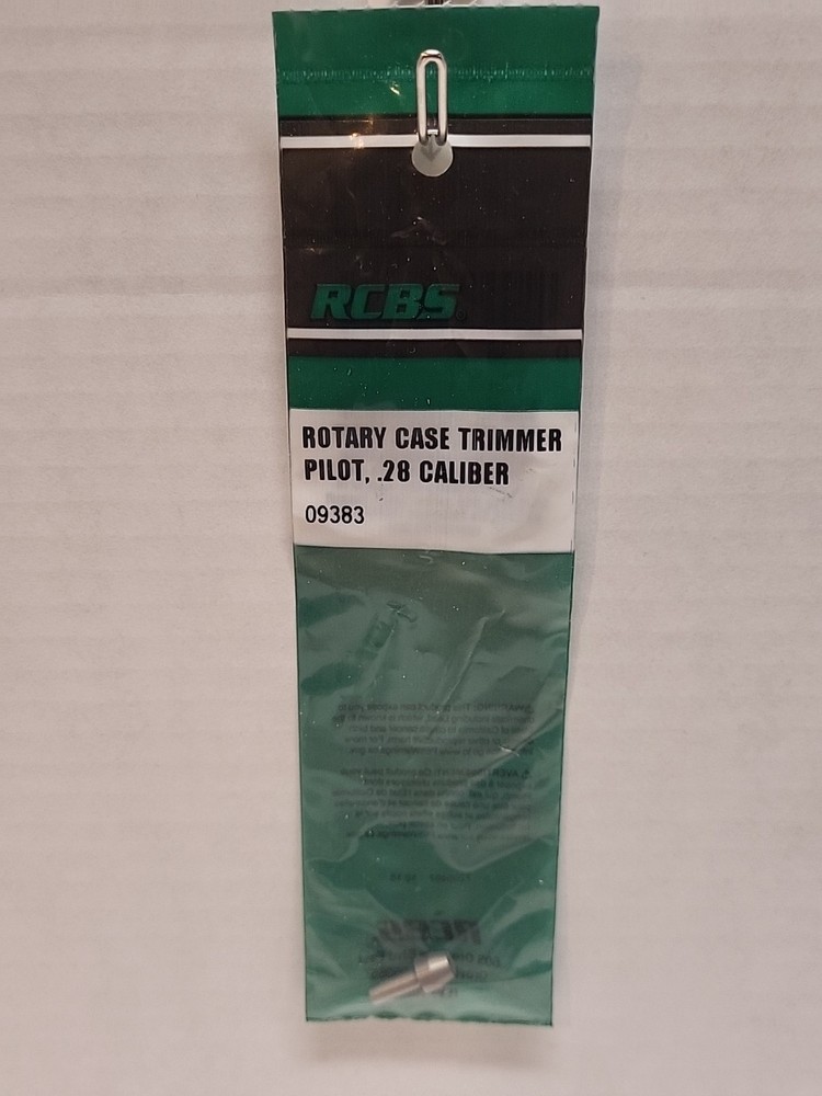 RCBS Rotary Case Trimmer Pilot .28 Caliber 09383