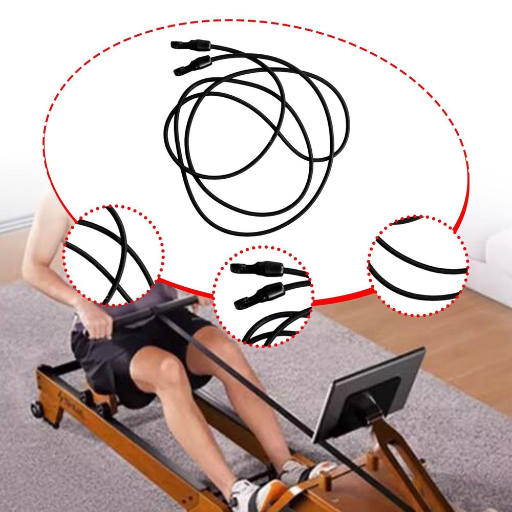 Rowing Machine Pull Belt Fitness Easy to Use Practical Replacement Equipment
