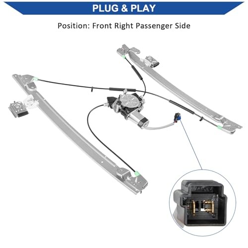 741-535 Power Window Regulator with Motor Front Right Passenger Side