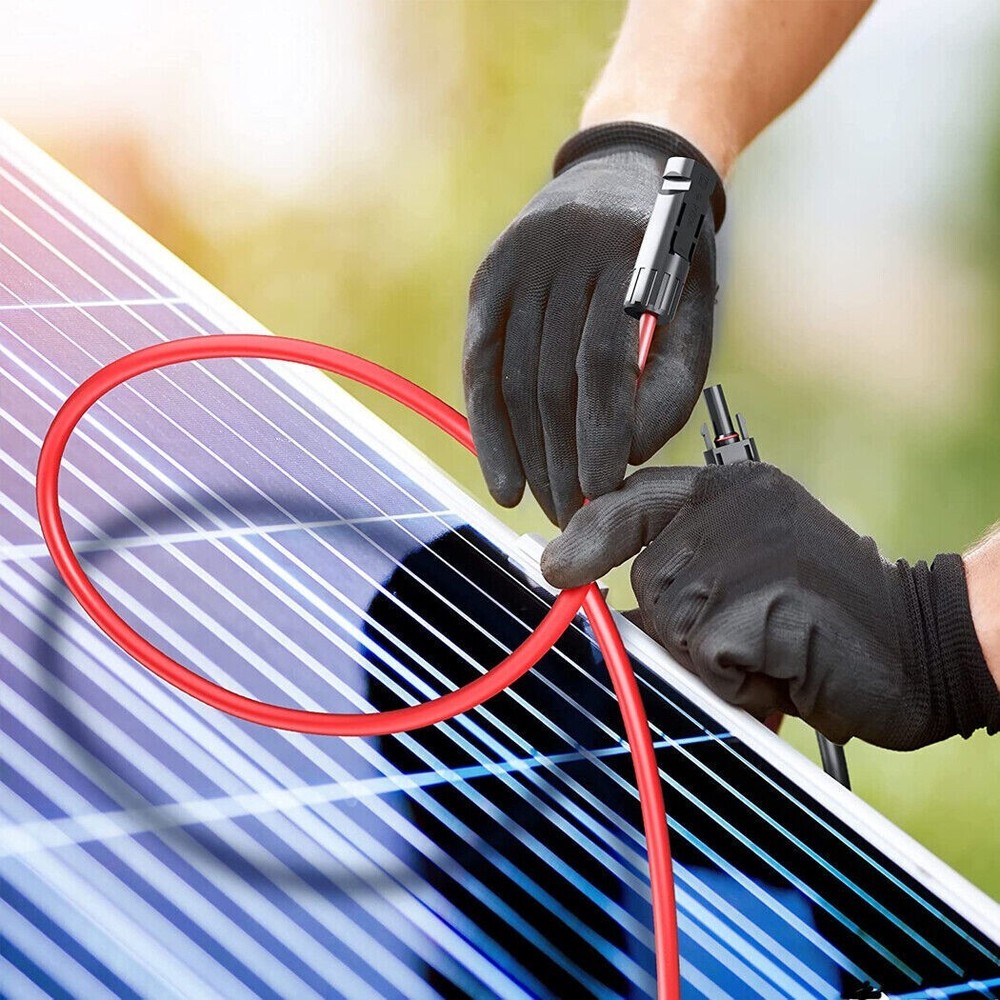 Solar Panel Extension Cable Wire Connector Regulator 2.5/4/6mm² 1M-10M