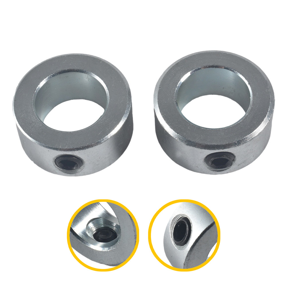 3/4" Bore Solid Steel Shaft Collars Set Screw Style OD 1-1/4" Width 9/16" 2pcs