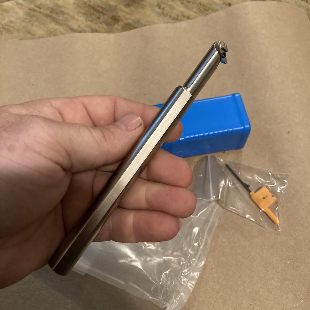 KYOCERA 1/2 Profiling Boring Bar Indexable Diamond Shape Insert A08M-SVZCL 1.5AE