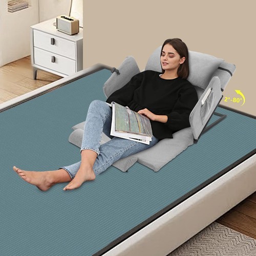 2-80° Electric Lifting Bed Backrest Adjustable Back Rest Bed Sitting Backrest US