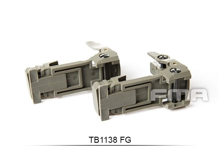 FMA MFT Back Up Polymer Flip Up Front Sight Set (FG) TB1138-FG