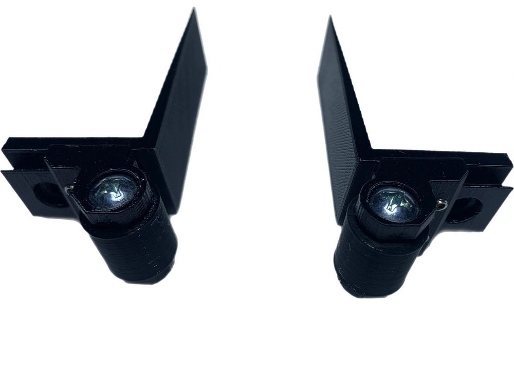 The Adjustable Pocket Door Guide (Black)