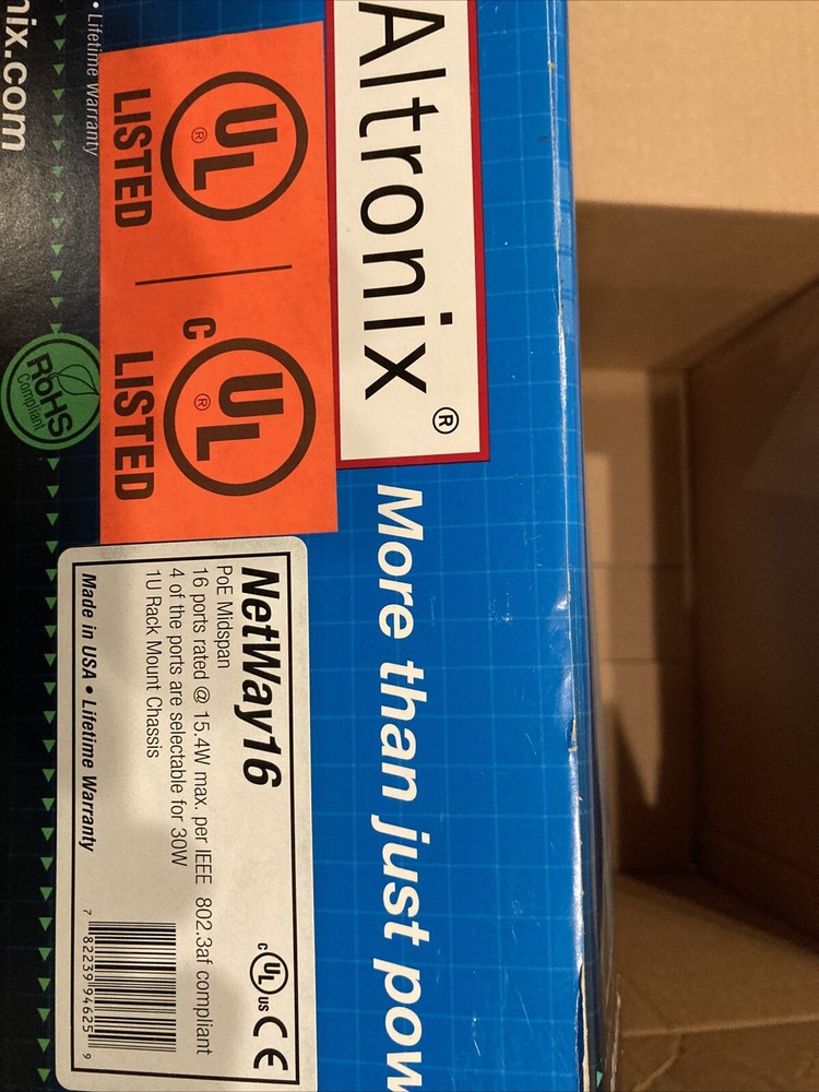 Altronix NetWay16 Midspan Injector