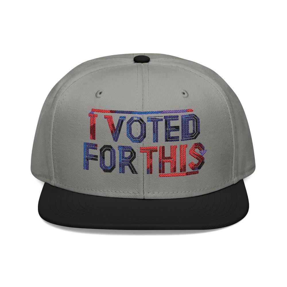 I Voted for This Snapback Hat