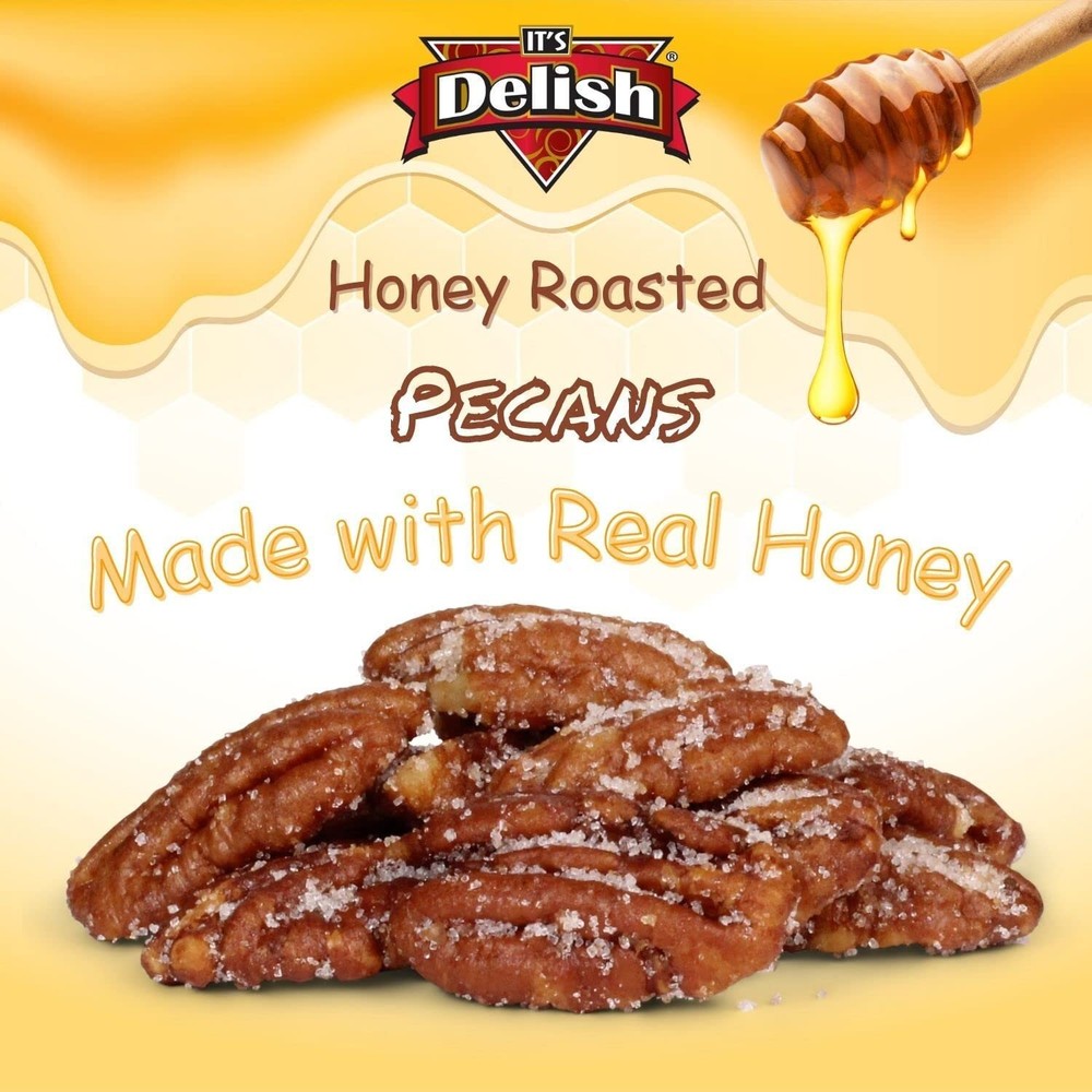 Honey Roasted Pecans by It's Delish 2 Lbs