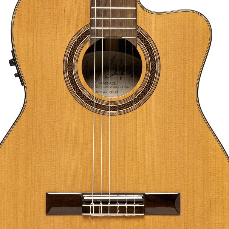 Angel Lopez Mazuelo Serie, Electric Classical Guitar Solid Cedar Top, Cutaway