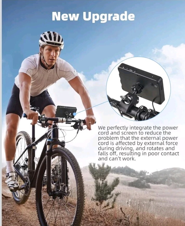 Fitense Bicycle Rearview Camera System NEW