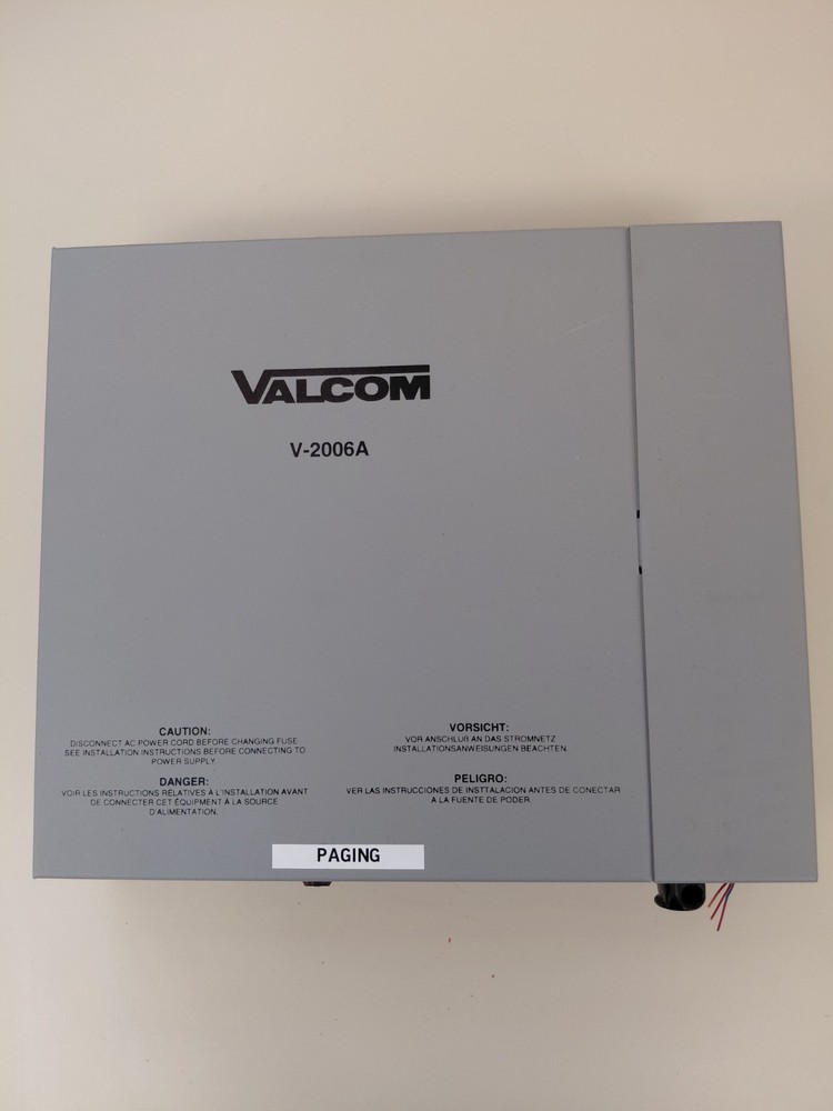 Valcom V-2006A Page Control