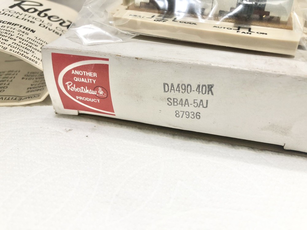 ROBERTSHAW DA490-40K SUBBASE UNI-KIT