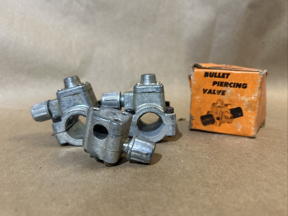 Bullet Piercing Valve Lot of 3