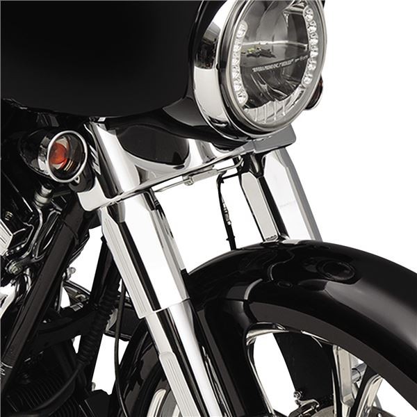 Performance Machine - 0208-2102-CH - Tech Fork Slider Covers, Chrome