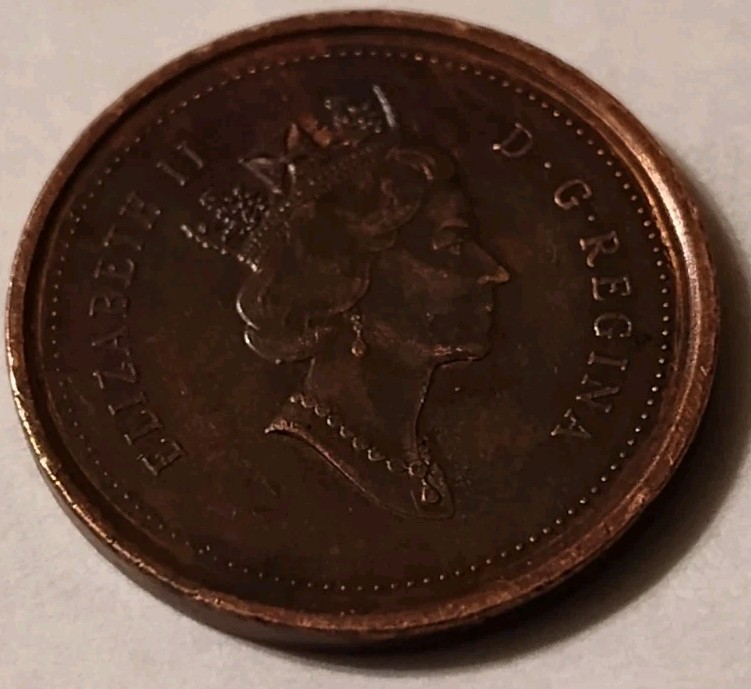 2000 Canadian Penny Error Date Strike Error