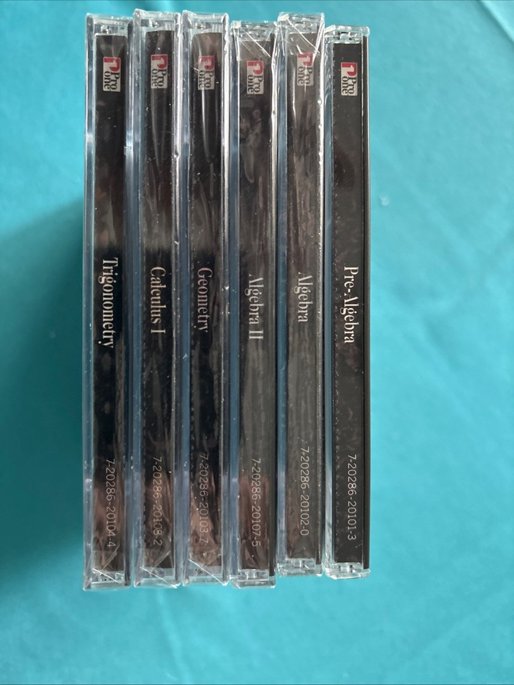 Lot Of 6 Learning Tools That Work Mathematics Calculus,trig,alg PC CD-ROM Read