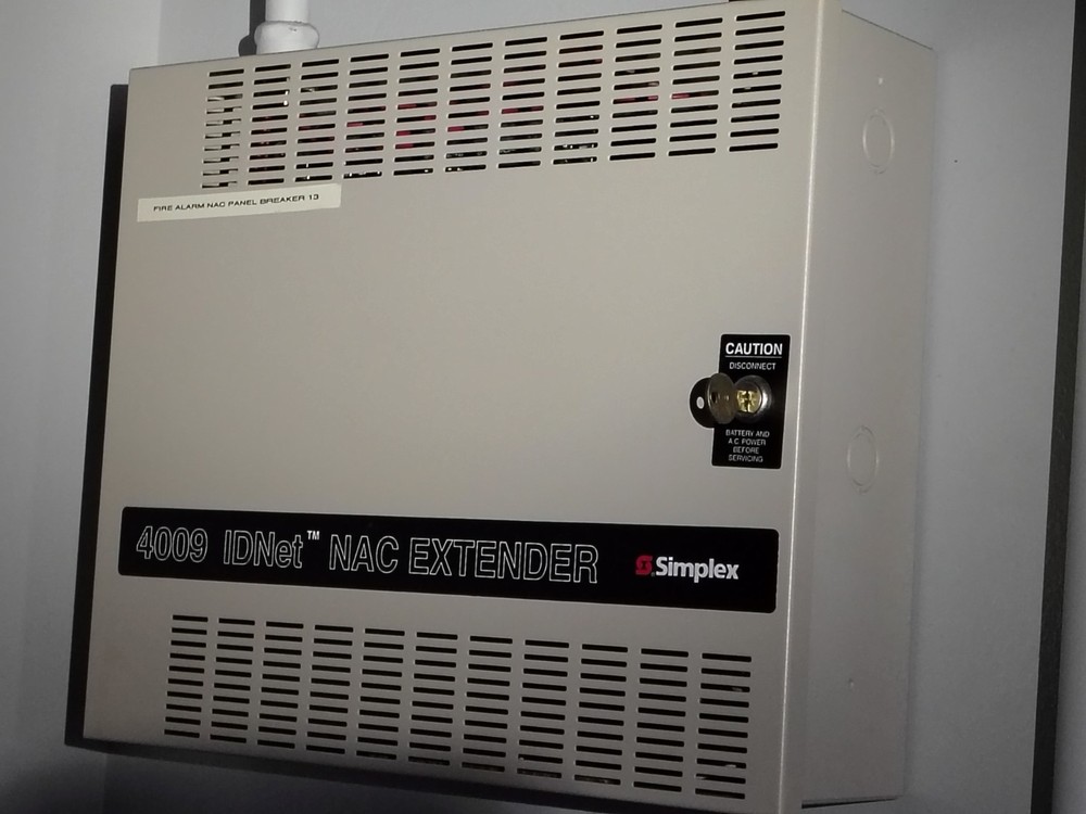 Simplex 4009 IDNet NAC Extender Alarm Control Panel & Keypad