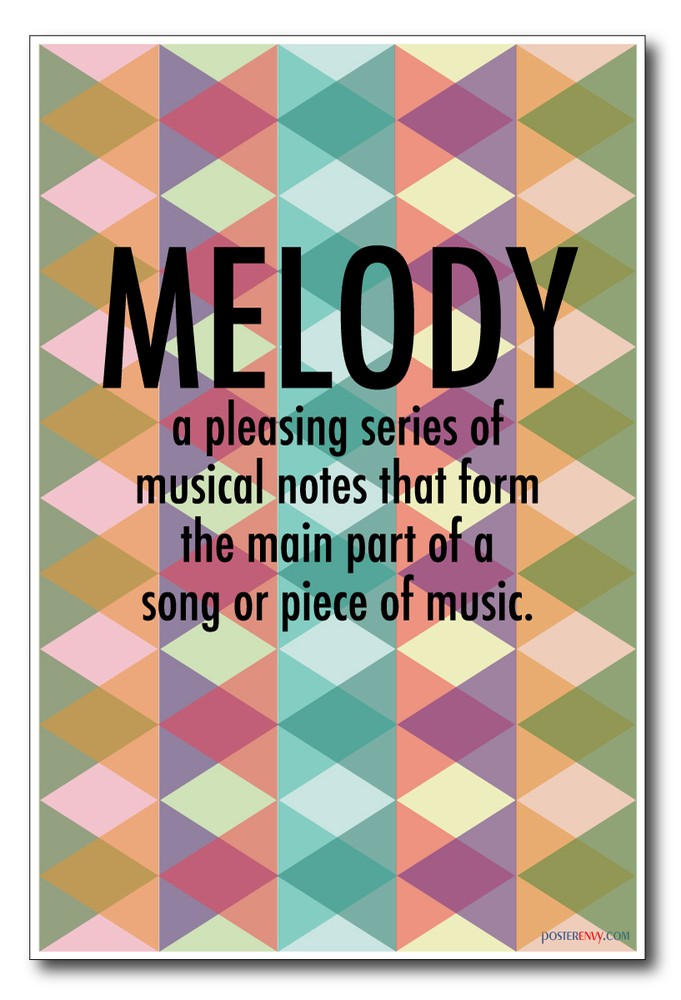 Melody - NEW Music Poster