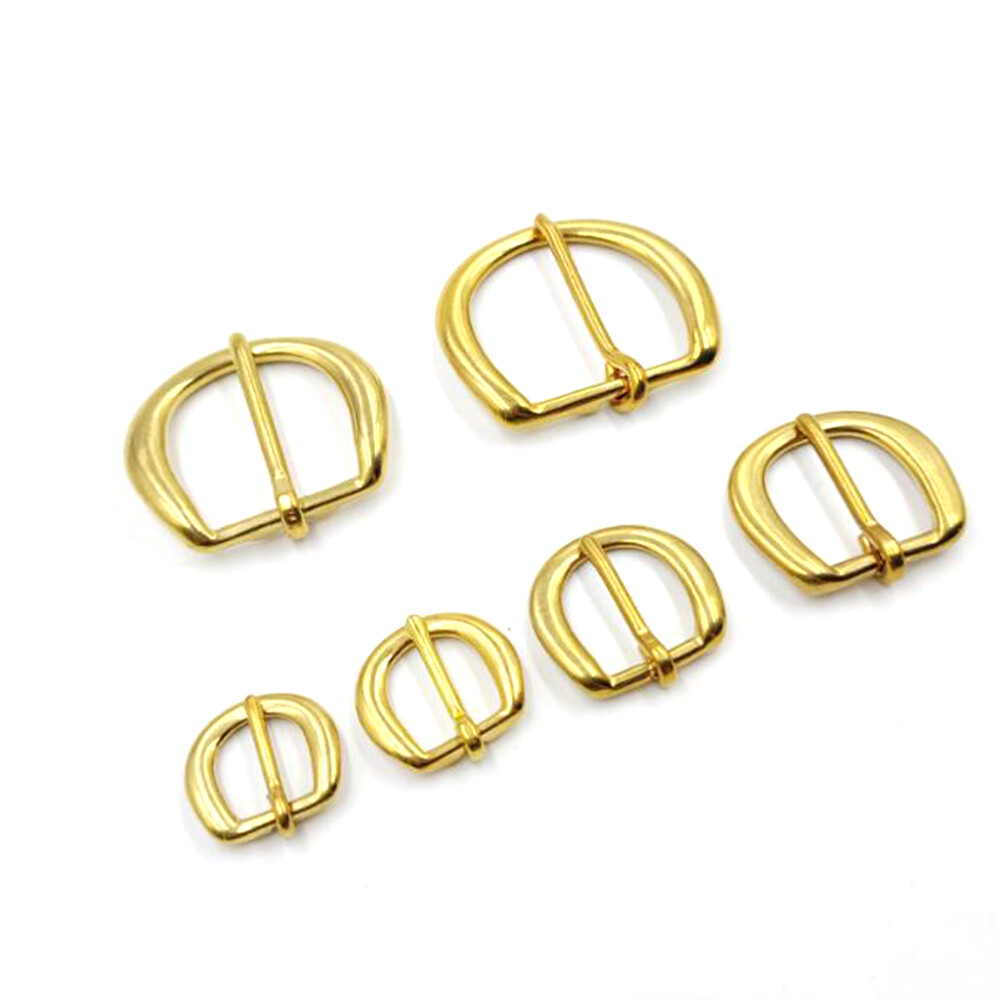 Metal Buckle Ring Leather Hand Bag Shoe Strap Belt Rectangle Adjust Roller Pin
