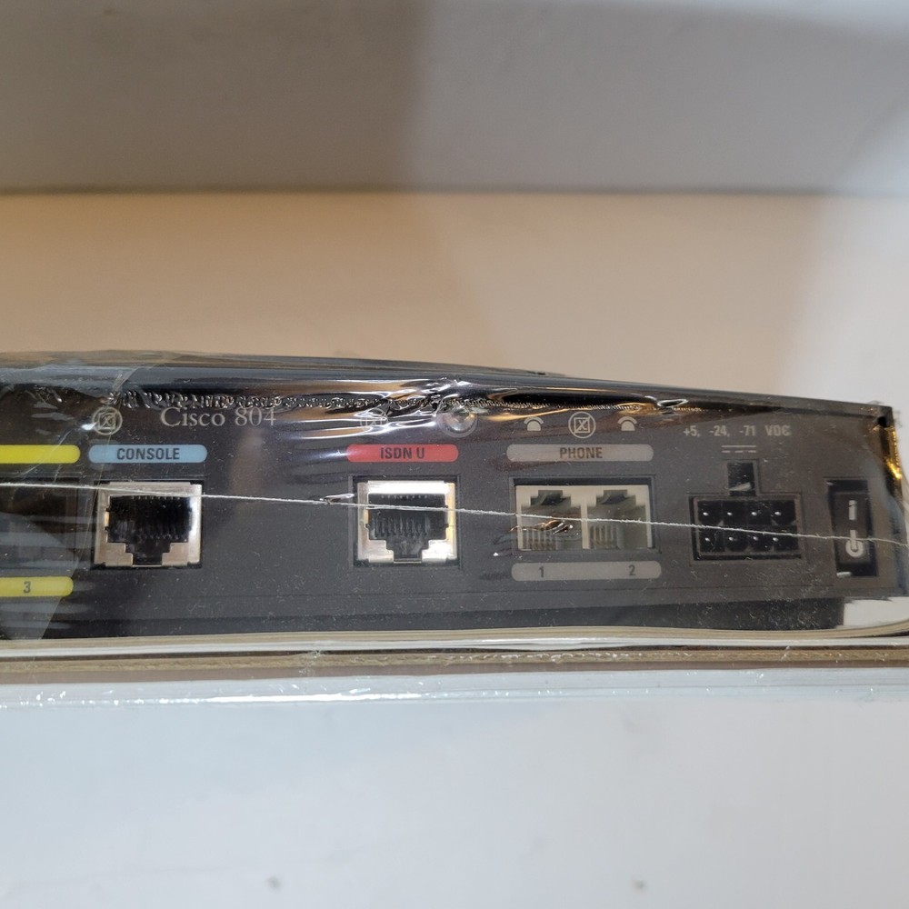 CISCO 804 ISDN ROUTER MODEM without power adapter