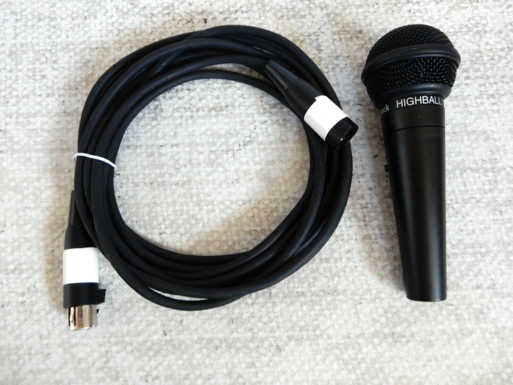 Shure Highball 33-984E Unidirectional Dynamic Microphone, Includes 15' Cable