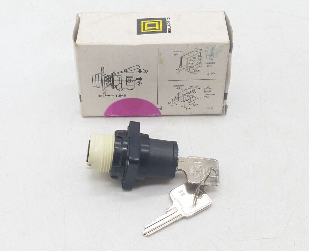Square D 9001-D1L70 Rotary Key Switch