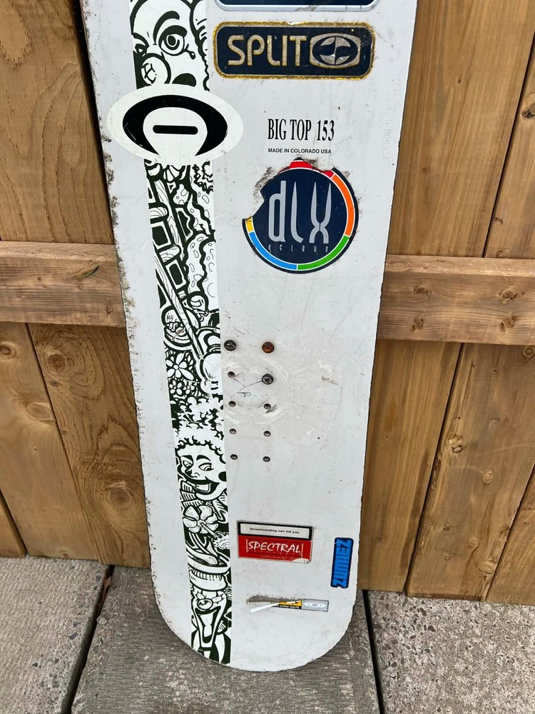 BIG TOP AGGRESSION Alpine Snowboard 153 cm Long Great Graphics