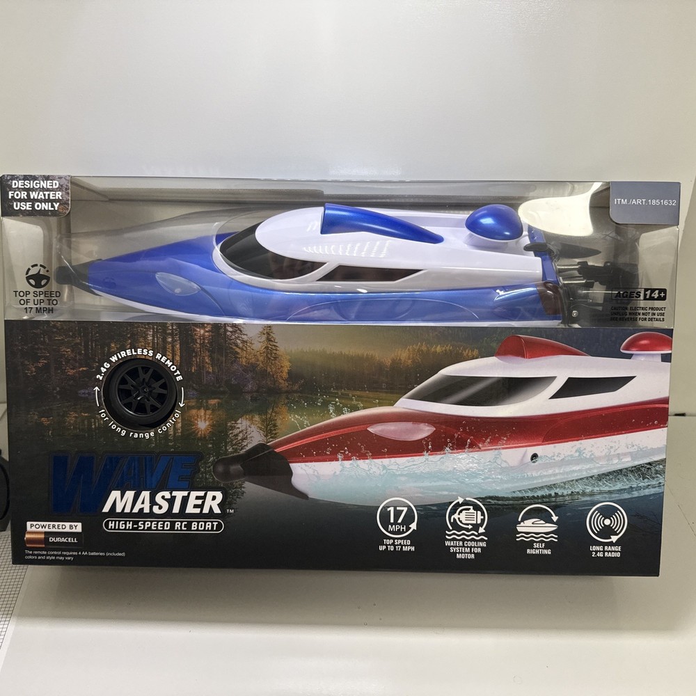Wave Master High Speed RC Boat 2.4GHz Remote Control Racing Boat