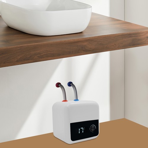 8L/8.45QT Hot Water Heater Electric Wall-mounted Electric Tank Hot Water Heater