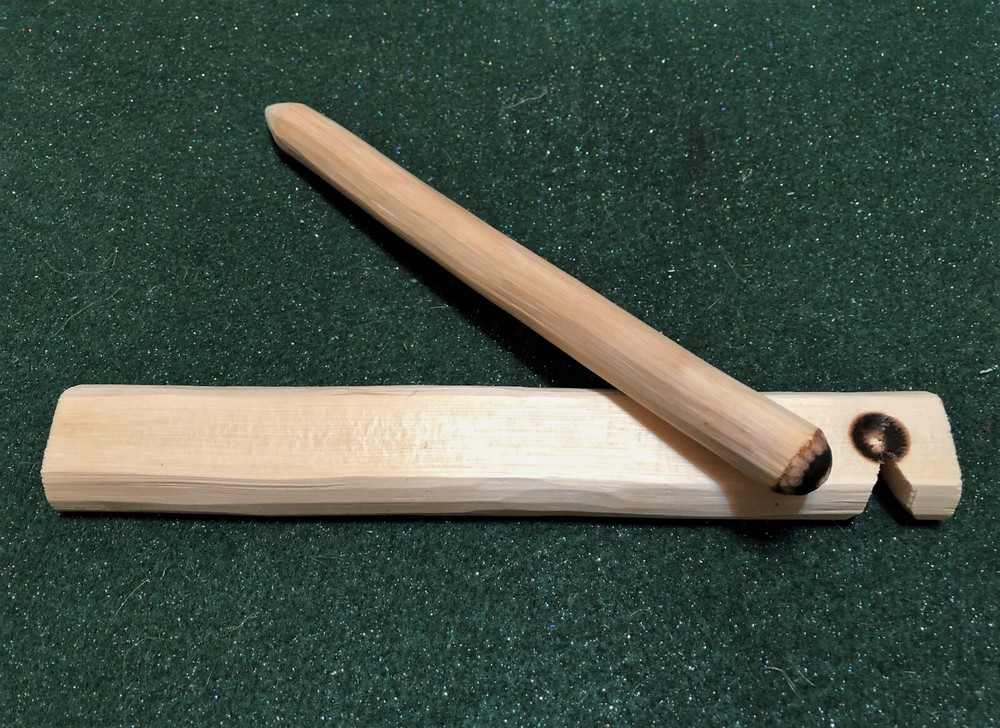 Bow Drill Mini Fire Starter Kit with written instructions!