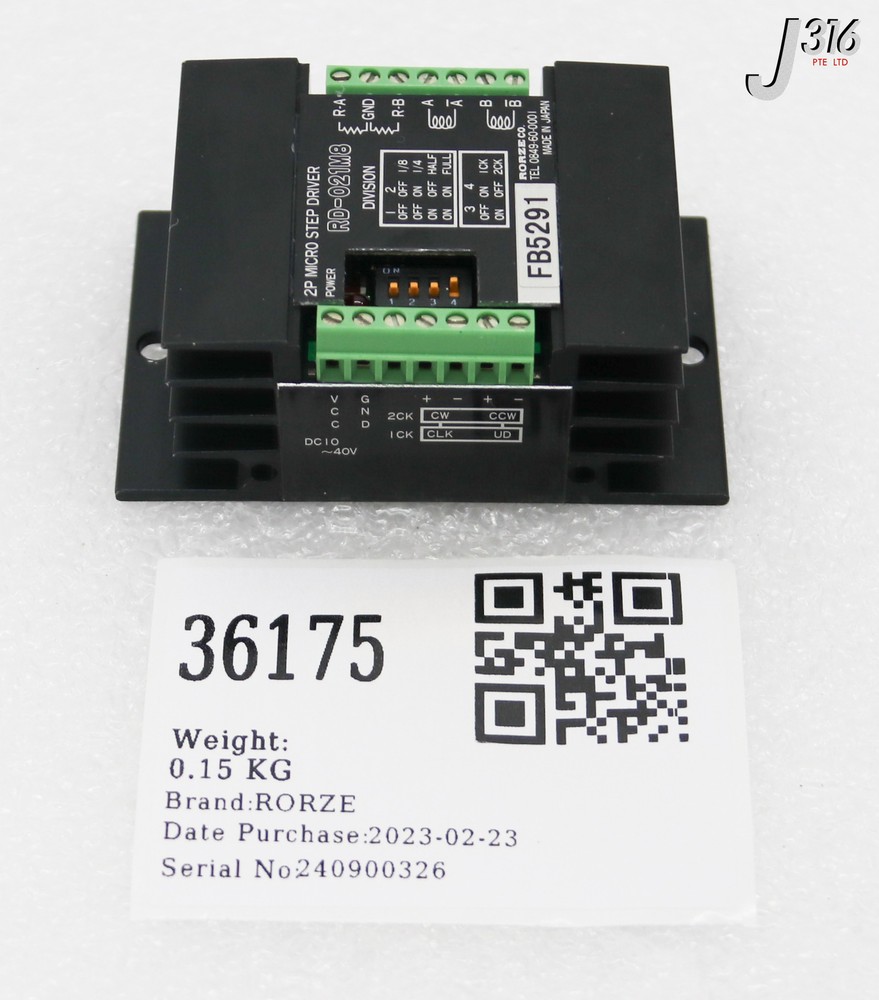 36175 RORZE 2P MICRO STEP DRIVER RD-021M8