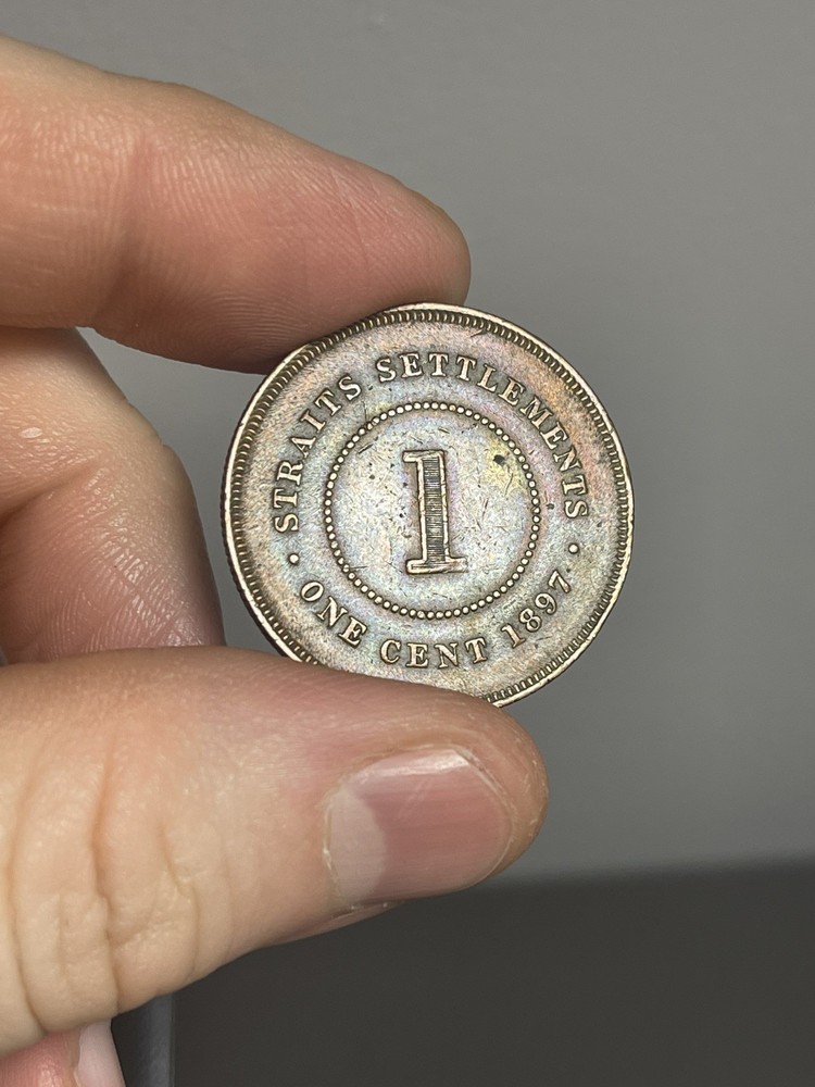 1897 STRAITS SETTLEMENTS ONE CENT 1C (#333)