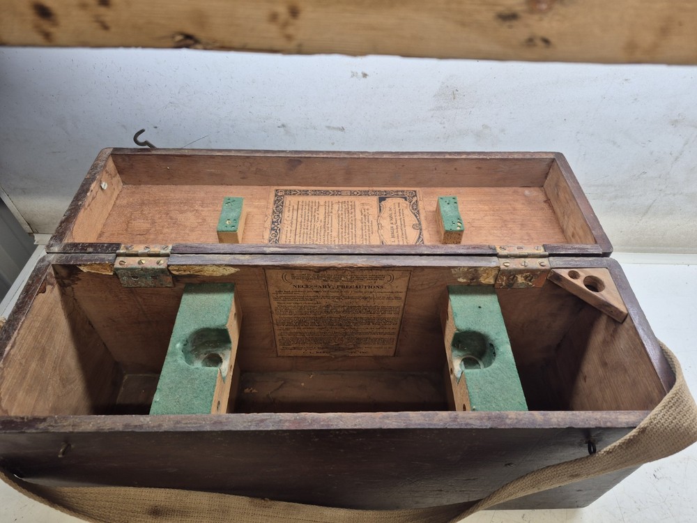 Berger Instruments Dumpy engineering surveying transit level antique in case