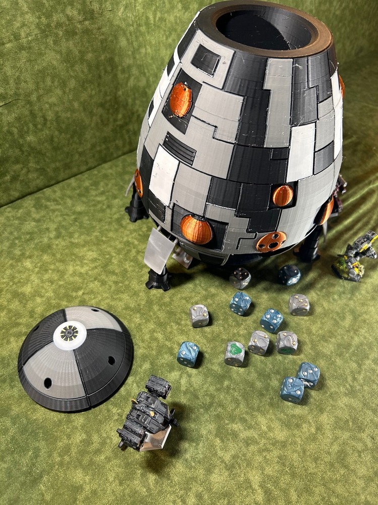 Overlord-class Dice Tower Drop Ship | Battletech | Mechwarrior Unpainted