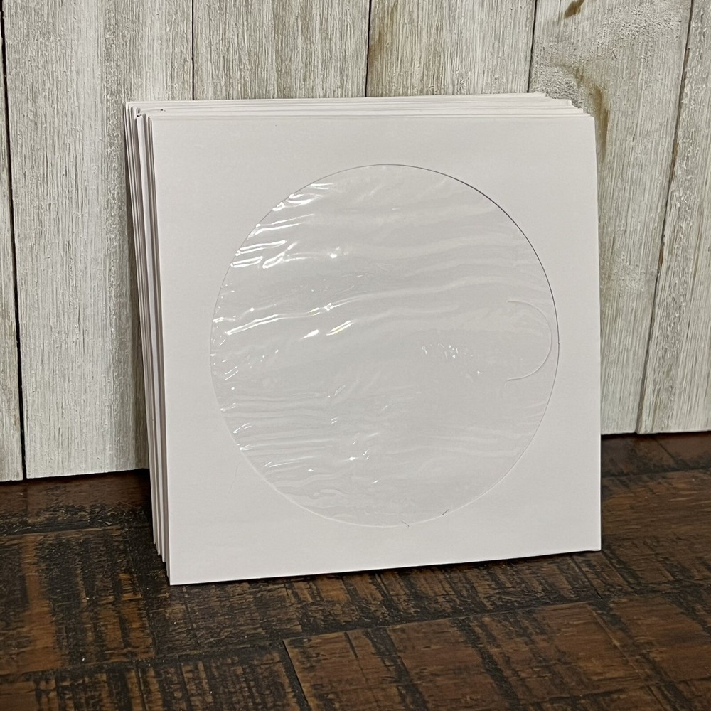 Maxtek - White CD & DVD Paper Sleeves 43 Count / Pieces
