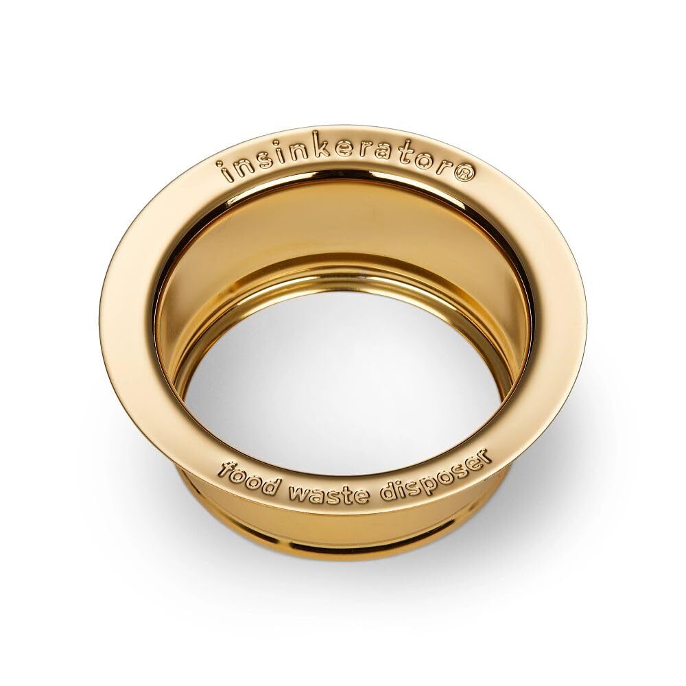 InSinkErator Gold Sink Garbage Disposal Flange Designer Finish Kitchen Accessory