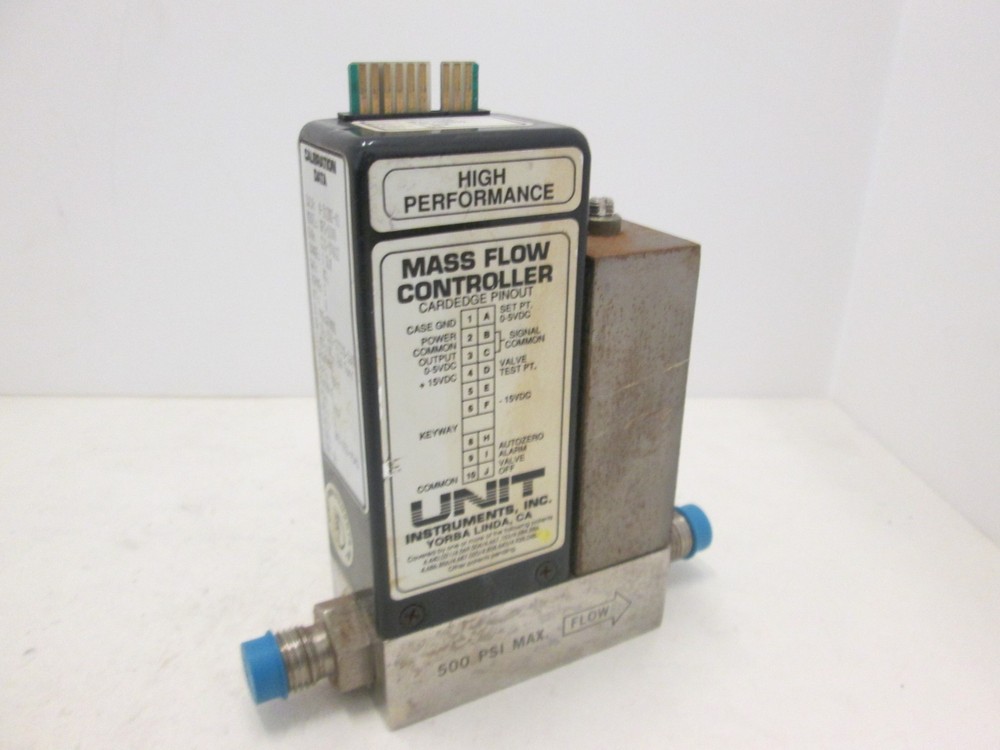 Unit UFC-1100, Mass Flow Controller MFC, HCL, 1 SLM, Used