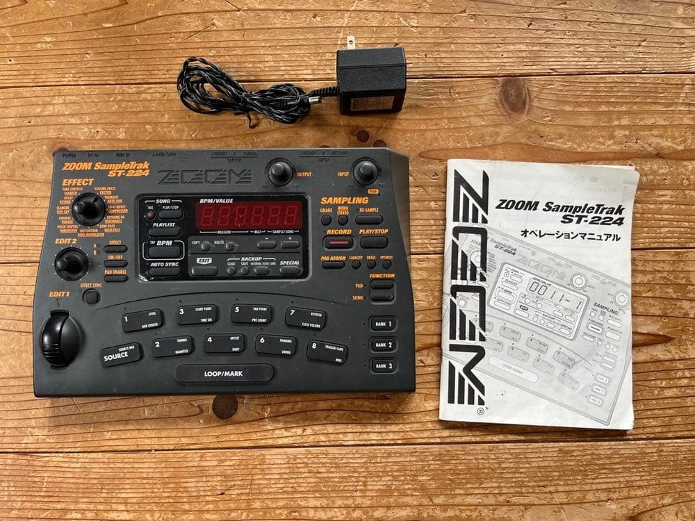 Zoom ST-224 SampleTrak Sampler with AC adapter #0001